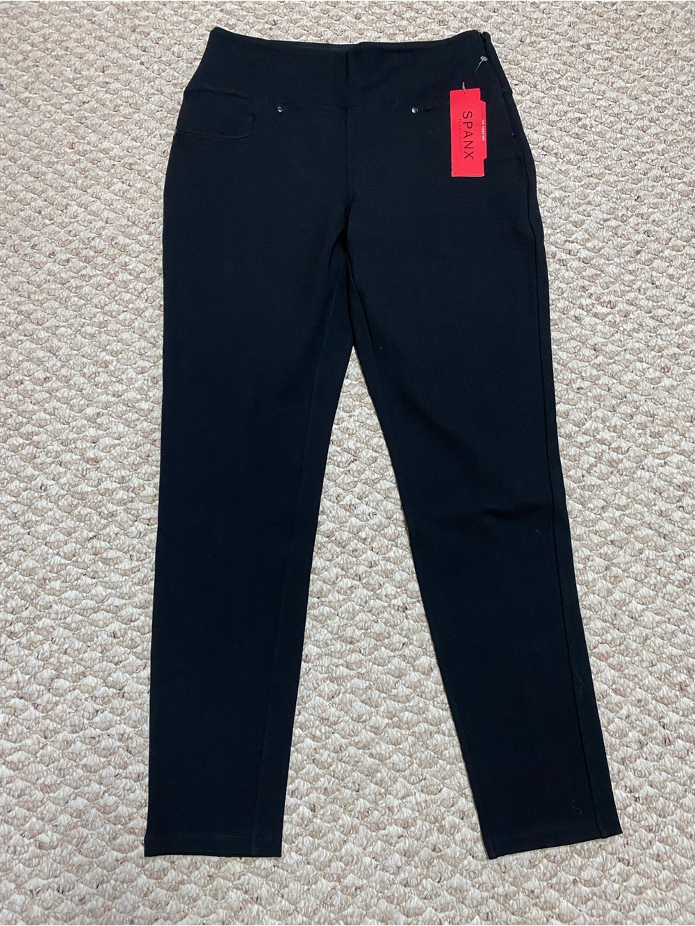 NWT SPANX BLACK PANTS - LARGE (12)